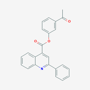 3-Acetylphenyl 2-phenyl-4-quinolinecarboxylate