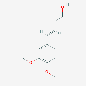 molecular formula C12H16O3 B043575 4-(3,4-二甲氧基苯基)-3-丁烯-1-醇 CAS No. 69768-97-4