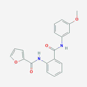 N-[2-[(3-methoxyphenyl)carbamoyl]phenyl]furan-2-carboxamide