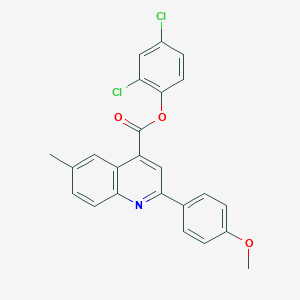 2,4-Dichlorophenyl 2-(4-methoxyphenyl)-6-methyl-4-quinolinecarboxylate