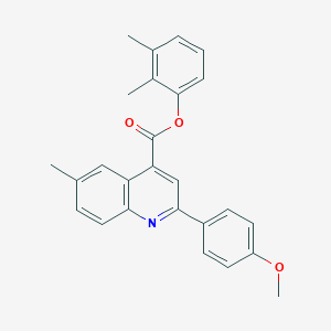2,3-Dimethylphenyl 2-(4-methoxyphenyl)-6-methyl-4-quinolinecarboxylate