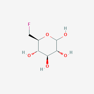 molecular formula C6H11FO5 B043582 Glucose, 6-deoxy-6-fluoro- CAS No. 447-25-6