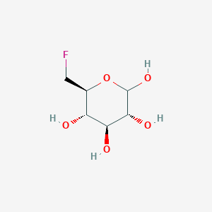 molecular formula C₆H₁₁FO₅ B043582 6-氟-6-脱氧-d-吡喃葡萄糖 CAS No. 447-25-6