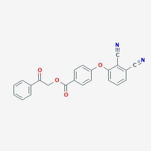2-Oxo-2-phenylethyl 4-(2,3-dicyanophenoxy)benzoate