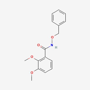 molecular formula C16H17NO4 B4358547 N-(benzyloxy)-2,3-dimethoxybenzamide 