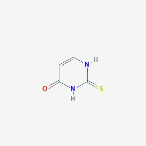 molecular formula C4H4N2OS B043587 2-硫代尿嘧啶 CAS No. 124700-72-7