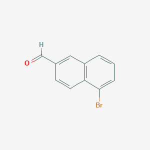 molecular formula C11H7BrO B043594 5-Bromonaphthalene-2-carbaldehyde CAS No. 122349-66-0
