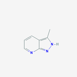 molecular formula C7H7N3 B043597 3-methyl-1H-pyrazolo[3,4-b]pyridine CAS No. 116834-96-9