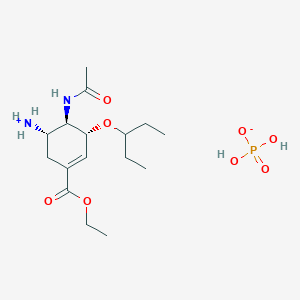 molecular formula C16H31N2O8P B000436 奥司他韦磷酸盐 CAS No. 204255-11-8
