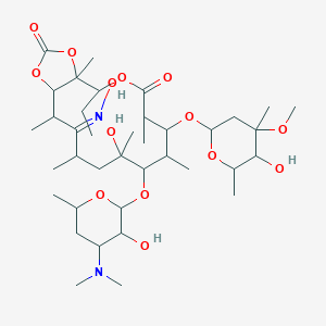 molecular formula C38H66N2O14 B043603 Erythromycin A OC CAS No. 118740-63-9