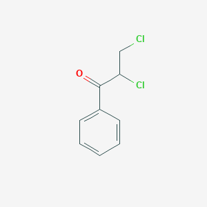molecular formula C9H8Cl2O B043605 2,3-Dichloro-1-phenylpropan-1-one CAS No. 125312-85-8