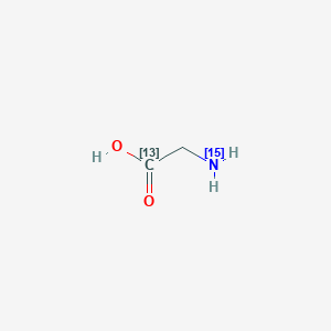 molecular formula C2H5NO2 B043606 Glycine-1-13C,15N CAS No. 112898-03-0