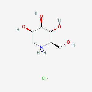 molecular formula C6H14ClNO4 B043608 1-Deoxymannojirimycin hydrochloride CAS No. 73465-43-7