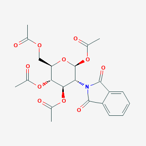 molecular formula C22H23NO11 B043612 1,3,4,6-Tetra-O-acetyl-2-deoxy-2-phthalimido-beta-D-glucopyranose CAS No. 10022-13-6