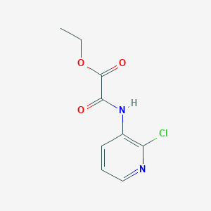 molecular formula C9H9ClN2O3 B4362679 ETHYL 2-[(2-CHLORO-3-PYRIDYL)AMINO]-2-OXOACETATE 