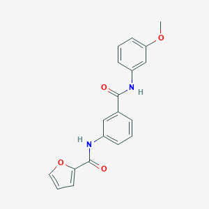 molecular formula C19H16N2O4 B436274 N-{3-[(3-methoxyanilino)carbonyl]phenyl}-2-furamide CAS No. 431996-11-1