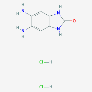 molecular formula C7H10Cl2N4O B043634 5,6-Diamino-2-hydroxybenzimidazole dihydrochloride CAS No. 42815-81-6
