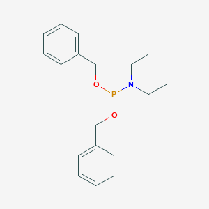 molecular formula C18H24NO2P B043643 Dibenzyl diethylphosphoramidite CAS No. 67746-43-4