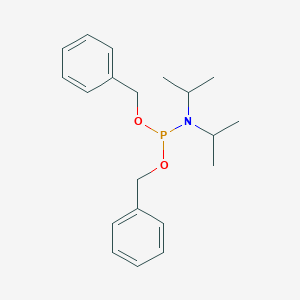 molecular formula C20H28NO2P B043645 Dibenzyl N,N-diisopropylphosphoramidite CAS No. 108549-23-1