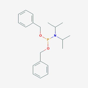 molecular formula C20H28NO2P B043645 二苄基二异丙基氨基膦酰二酯 CAS No. 108549-23-1