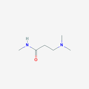 molecular formula C6H14N2O B043648 3-(Dimethylamino)-N-methylpropanamide CAS No. 116882-92-9