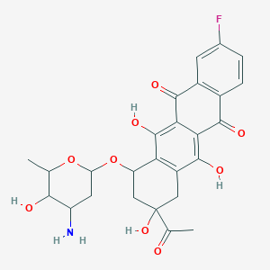 molecular formula C26H26FNO9 B043653 3-FD-Daunomycin CAS No. 118243-77-9
