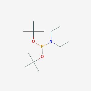 molecular formula C12H28NO2P B043657 Di-tert-butyl N,N-diethylphosphoramidite CAS No. 117924-33-1
