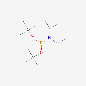 molecular formula C14H32NO2P B043659 Di-tert-butyl N,N-diisopropylphosphoramidite CAS No. 137348-86-8