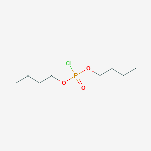 molecular formula C8H18ClO3P B043660 Phosphorochloridic acid, dibutyl ester CAS No. 819-43-2