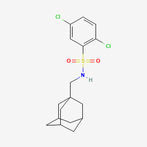 molecular formula C17H21Cl2NO2S B4366860 N-[(ADAMANTAN-1-YL)METHYL]-2,5-DICHLOROBENZENE-1-SULFONAMIDE 