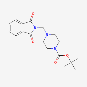 molecular formula C18H23N3O4 B4367763 tert-butyl 4-[(1,3-dioxo-1,3-dihydro-2H-isoindol-2-yl)methyl]piperazine-1-carboxylate 