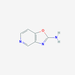 molecular formula C6H5N3O B043678 Oxazolo[4,5-c]pyridin-2-amine CAS No. 114498-55-4