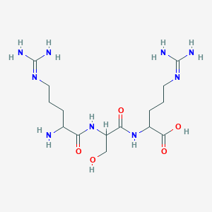 molecular formula C15H31N9O5 B043682 Arginylserylarginine CAS No. 115035-42-2