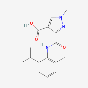 3-{[(2-isopropyl-6-methylphenyl)amino]carbonyl}-1-methyl-1H-pyrazole-4-carboxylic acid