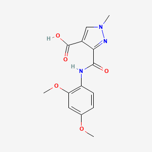 3-{[(2,4-dimethoxyphenyl)amino]carbonyl}-1-methyl-1H-pyrazole-4-carboxylic acid