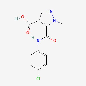 5-{[(4-chlorophenyl)amino]carbonyl}-1-methyl-1H-pyrazole-4-carboxylic acid
