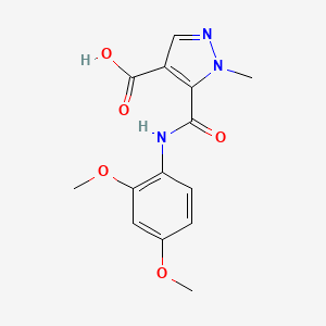 5-{[(2,4-dimethoxyphenyl)amino]carbonyl}-1-methyl-1H-pyrazole-4-carboxylic acid