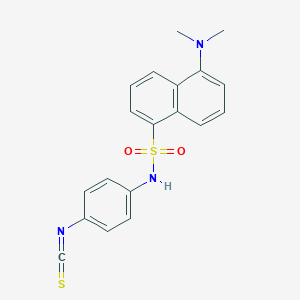 molecular formula C19H17N3O2S2 B043688 Dansylamino-pitc CAS No. 102417-94-7