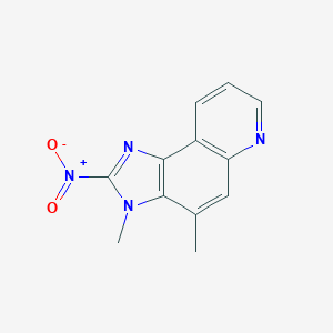 molecular formula C12H10N4O2 B043694 3,4-Dimethyl-2-nitro-3H-imidazo[4,5-f]quinoline CAS No. 132461-40-6