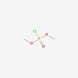 molecular formula C2H6ClO3P B043699 Dimethyl chlorophosphate CAS No. 813-77-4