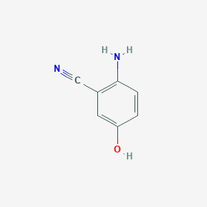 molecular formula C7H6N2O B043703 2-氨基-5-羟基苯甲腈 CAS No. 116423-58-6