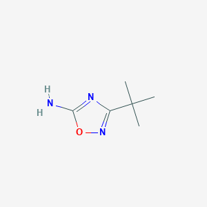 molecular formula C6H11N3O B043704 3-叔丁基-1,2,4-恶二唑-5-胺 CAS No. 114065-37-1