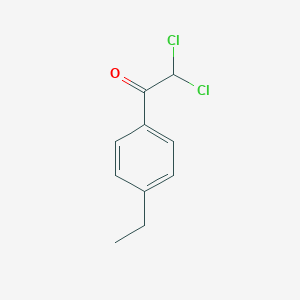 molecular formula C10H10Cl2O B043714 2,2-Dichloro-1-(4-ethylphenyl)ethan-1-one CAS No. 121069-00-9