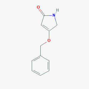 molecular formula C11H11NO2 B043718 4-Benzyloxy-3-pyrrolin-2-one CAS No. 113896-95-0