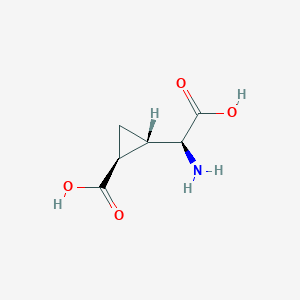 molecular formula C6H9NO4 B043723 （2S,1'S,2'S）-2-（羧基环丙基）甘氨酸 CAS No. 117857-93-9