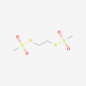 molecular formula C4H10O4S4 B043724 1,2-Bis(methylsulfonylsulfanyl)ethane CAS No. 55-95-8