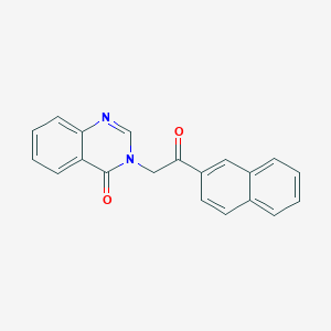 molecular formula C20H14N2O2 B437389 3-[2-(2-naphthyl)-2-oxoethyl]-4(3H)-quinazolinone CAS No. 284682-65-1