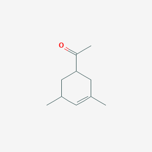 molecular formula C10H16O B043768 1-(3,5-Dimethylcyclohex-3-en-1-yl)ethanone CAS No. 117933-59-2