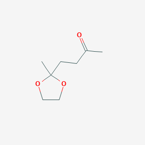 molecular formula C8H14O3 B043783 HEXANE-2,5-DIONE MONOETHYLENEKETAL CAS No. 33528-35-7