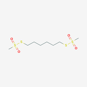 molecular formula C8H18O4S4 B043789 1,6-双（甲磺酰基硫代）己烷 CAS No. 56-01-9